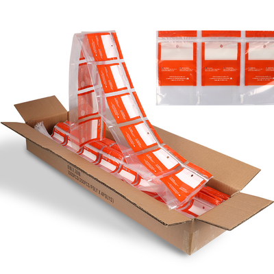 qualità  Autobag Mahcine 0.05MM Ldpe Sidepouch With Ziplock fabbrica