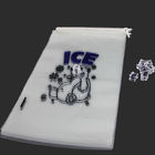 Borse per il ghiaccio di plastica della radura del LDPE di 10LBS 20LBS con il cliente il proprio logo