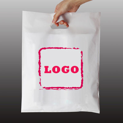 qualità  OEM LDPE HDPE Poly Plastic Bag For Clothes Handle Shopping Bags fabbrica