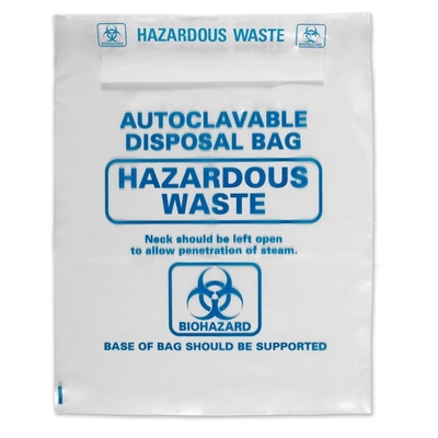 Chiara 138 borsa di rischio biologico di eliminazione di grado pp con l'indicatore dell'autoclave