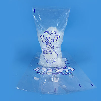 Sacchetti di plastica del cordone del ODM dell'OEM del LDPE del commestibile per immagazzinamento nel ghiaccio