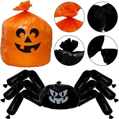 Personalizza Sacchi per Foglie di Halloween con Stampa Rotocalco e Materiale LDPE per Decorazioni per Feste di Halloween