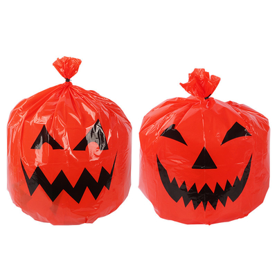 Borse del prato inglese di trucco o di trattamento della zucca delle decorazioni di Halloween per la foglia festiva