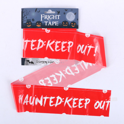Il LDPE Halloween impedisce di entrare l'insegna del nastro, nastro di plastica di spavento di 0.04mm Halloween